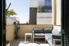 Terrasse der Ferienwohnung Sitges Terrace