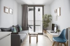 Wohnzimmer Ferienwohnung in Sitges