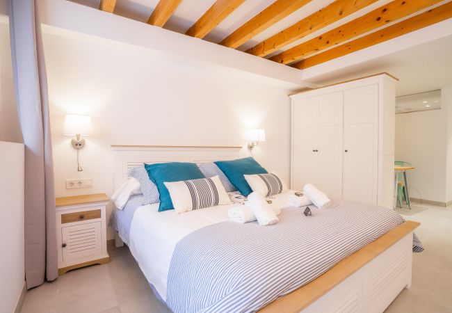 Schlafzimmer in Ferienwohnung URBAN Palma Schlafzimmer