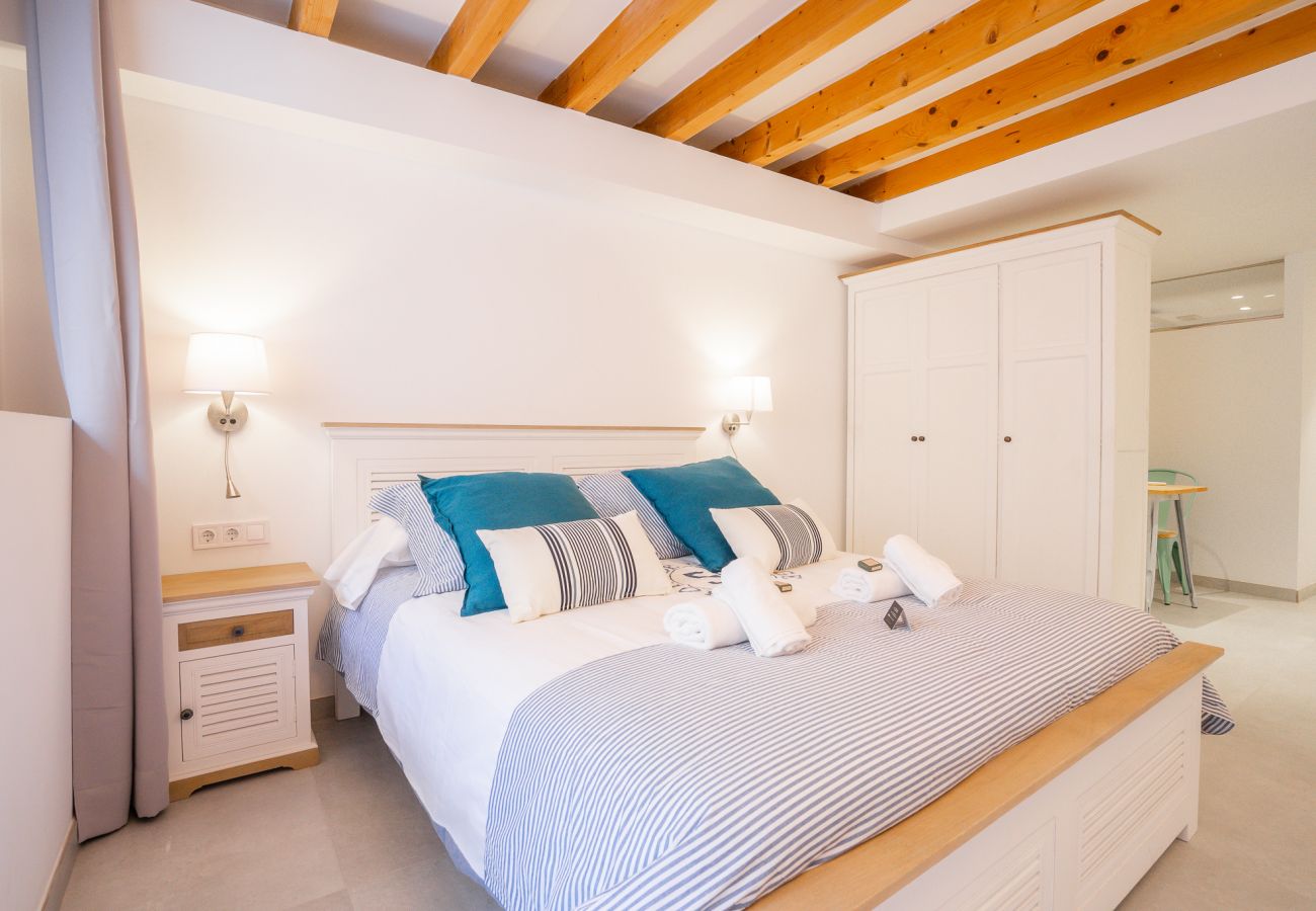 Schlafzimmer in Ferienwohnung URBAN Palma Schlafzimmer