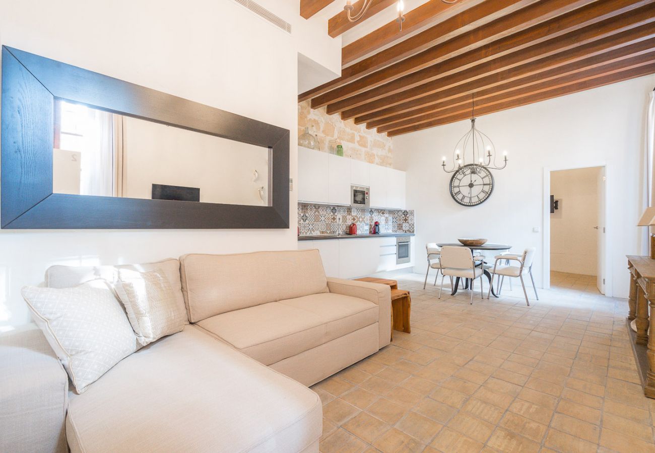 Vintage 2 Schlafsofa und Küche Apartment Palma Schlafsofa 2 Erwachsene 2 Kinder