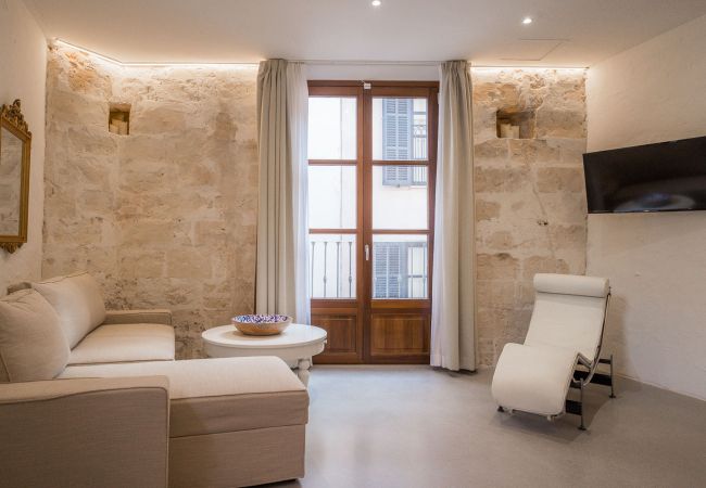 Wohnzimmer der Ferienwohnung Palma Mallorca Wohnzimmer der Ferienwohnung Palma Mallorca