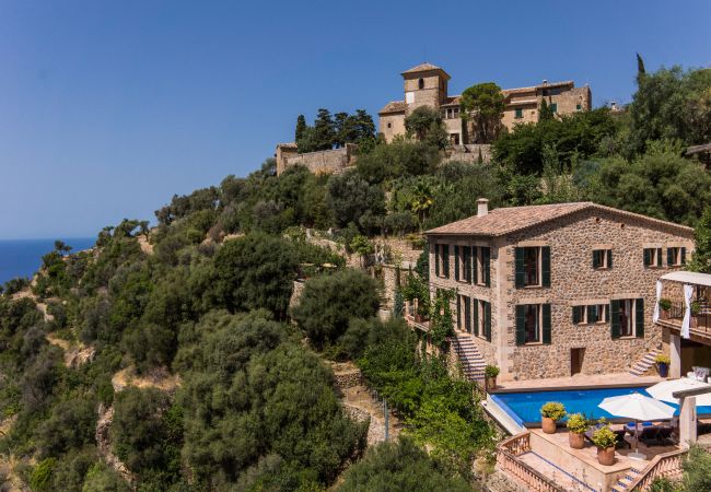 villa piscina alquiler vacacional Deià Mallorca