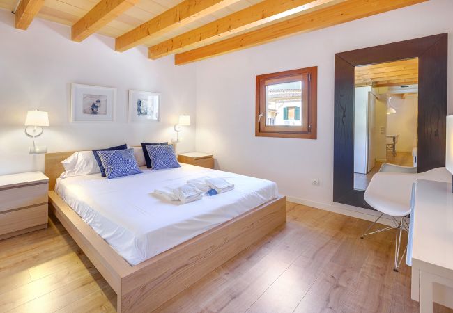 Dormitorio en apartamento de vacaciones URBAN Palma