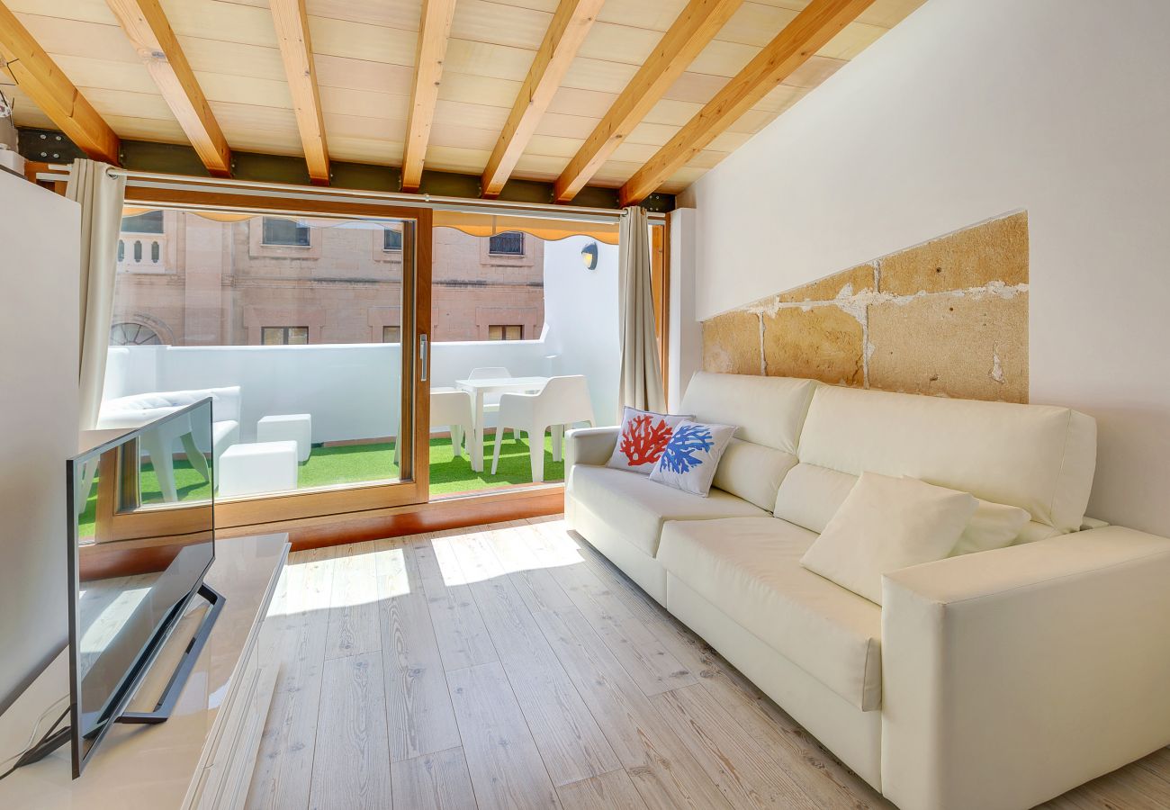 sofá cama apartamento vacacional Urban Palma sofá cama apartamento vacacional Urban Palma