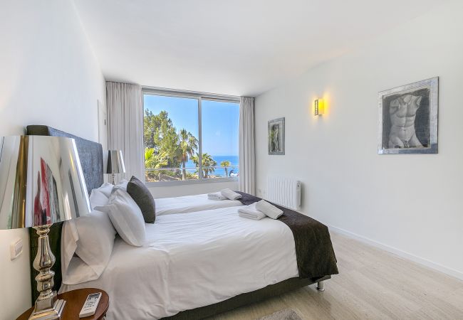 Dormitorio vistas mar Mallorca casa vacaciones