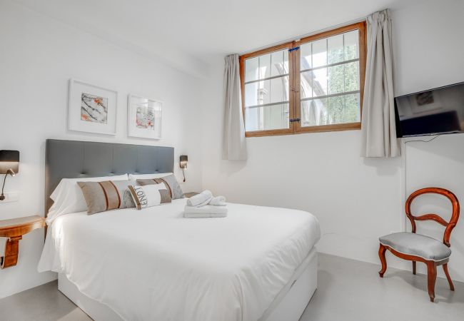 dormitorio apartamento vacaciones Palma Mallorca centro