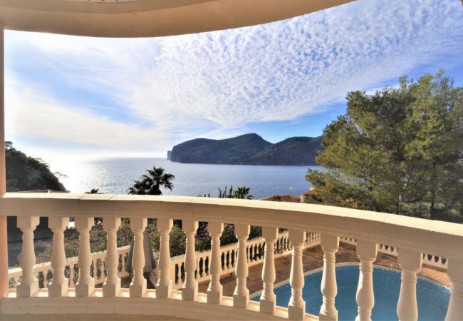 Hermosa villa con piscina vistas hacia el mar Villa Mallorca alquiler piscina vistas mar
