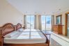 Dormitorio vistas mar villa alquiler vacacional Mallorca