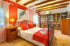 Bedroom double bed villa rental Mallorca