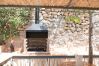 Barbecue terrace Villa Deià, Mallorca, holiday rental