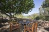 Terrace mountain views rental villa Majorca 