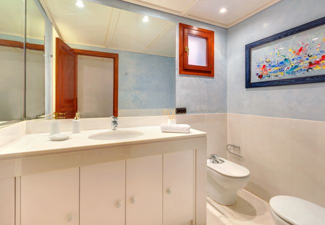 Guest bathroom Guest bathroom with a bidet.