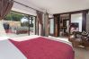 Bedroom en-suite bathroom holiday Villa Ibiza