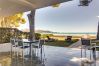 Terrace beach villa holiday rentals Alcudia Mallorca