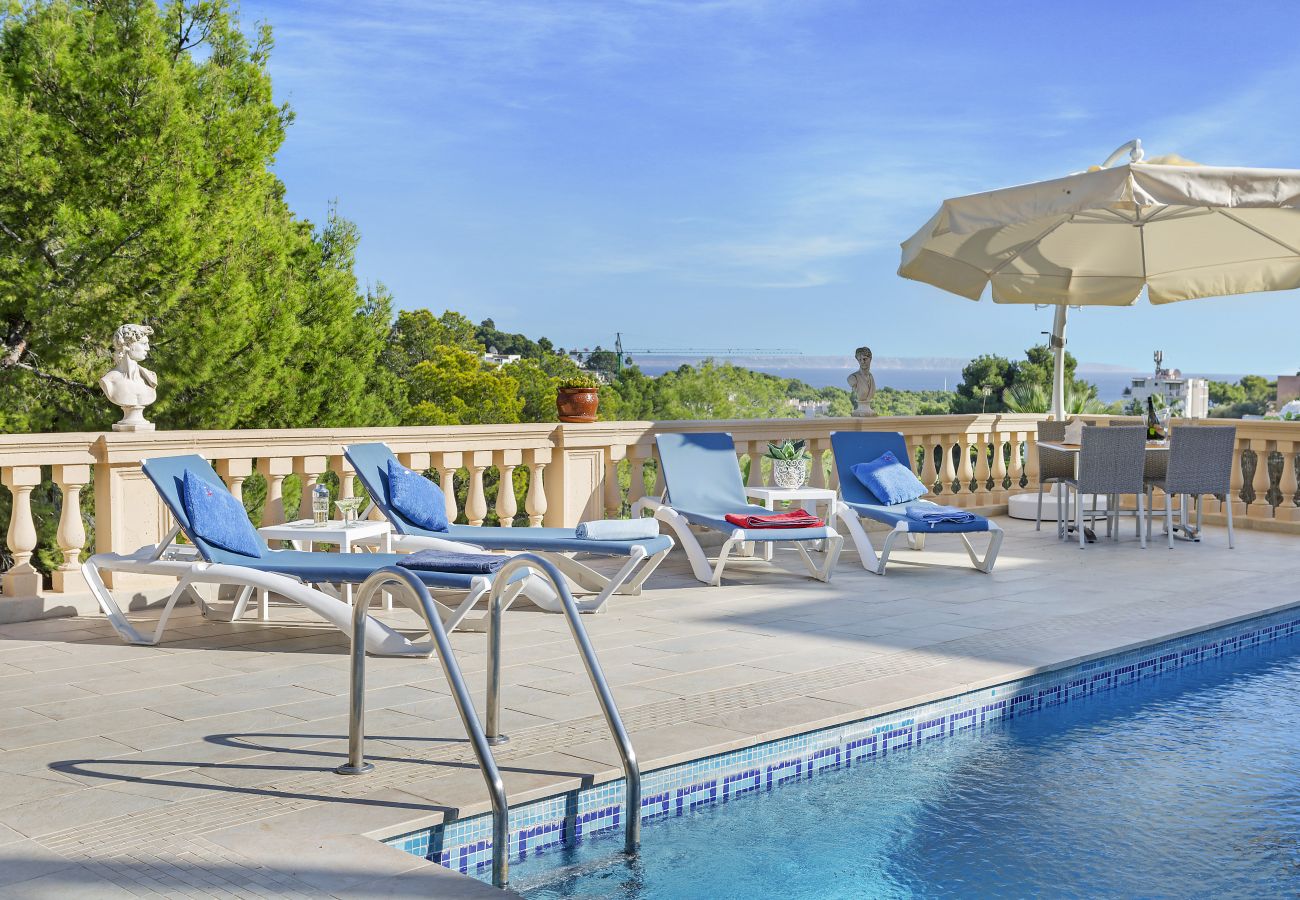 Villa for holiday rental, with pool and splendid views, in Mallorca Pool views villa holiday rental Majorca